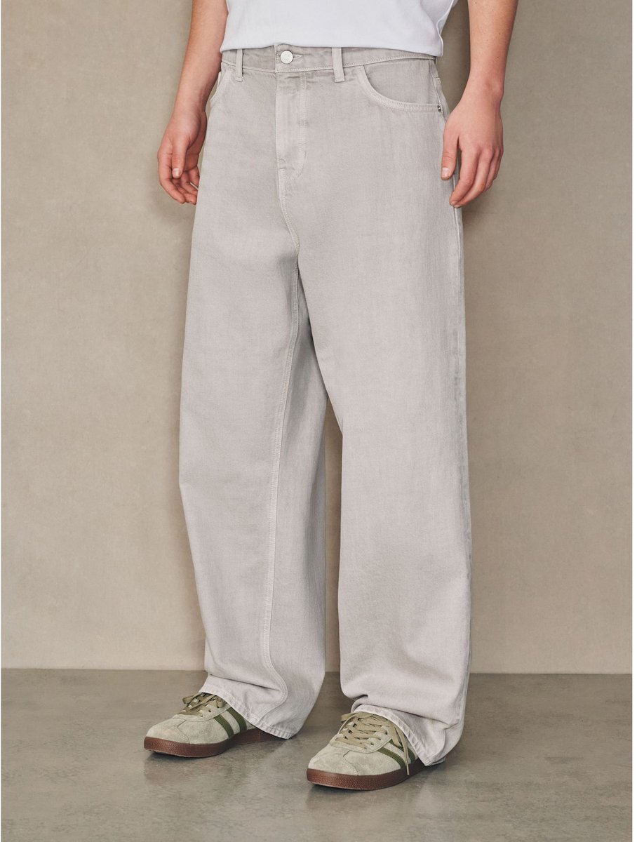 Next - Heren - Baggy jeans - Grijs