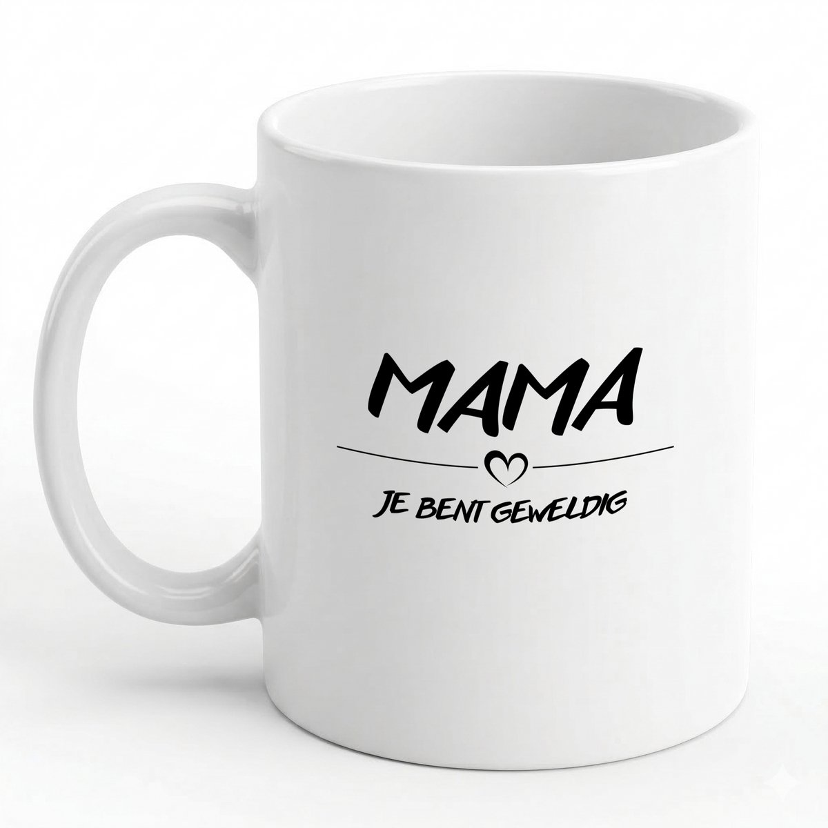Hacebo® - Mama je bent geweldig koffiebeker wit - Moeder - geweldige mama - thee mok - koffie beker - moederdag cadeautje - Cadeau voor mama - Verjaardag - Geschenk - Cadeau - Gift - koffiemok - 350 ML inhoud