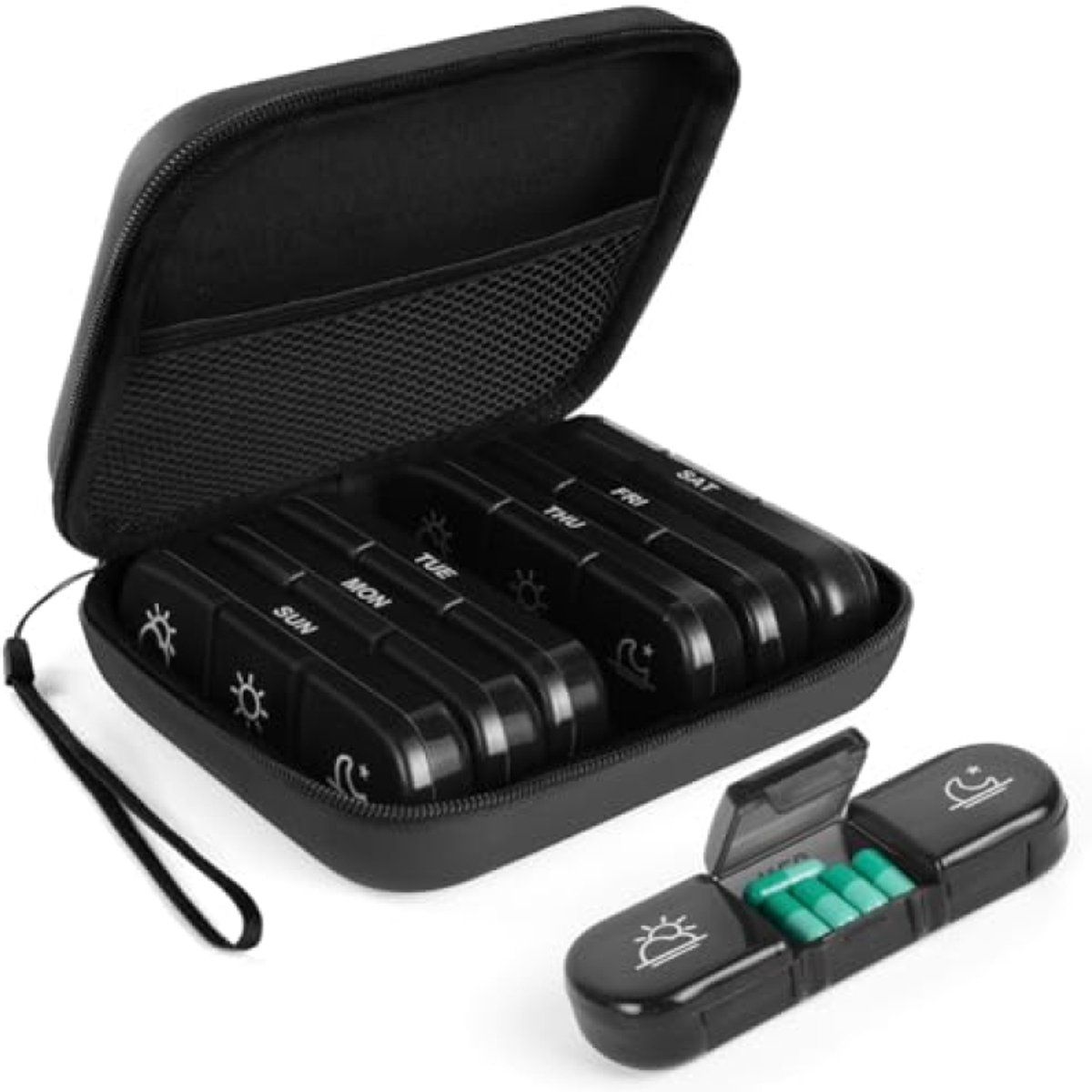 Weekbox voor medicijnen, 7 dagen met 3 vakken per dag, handig en overzichtelijk