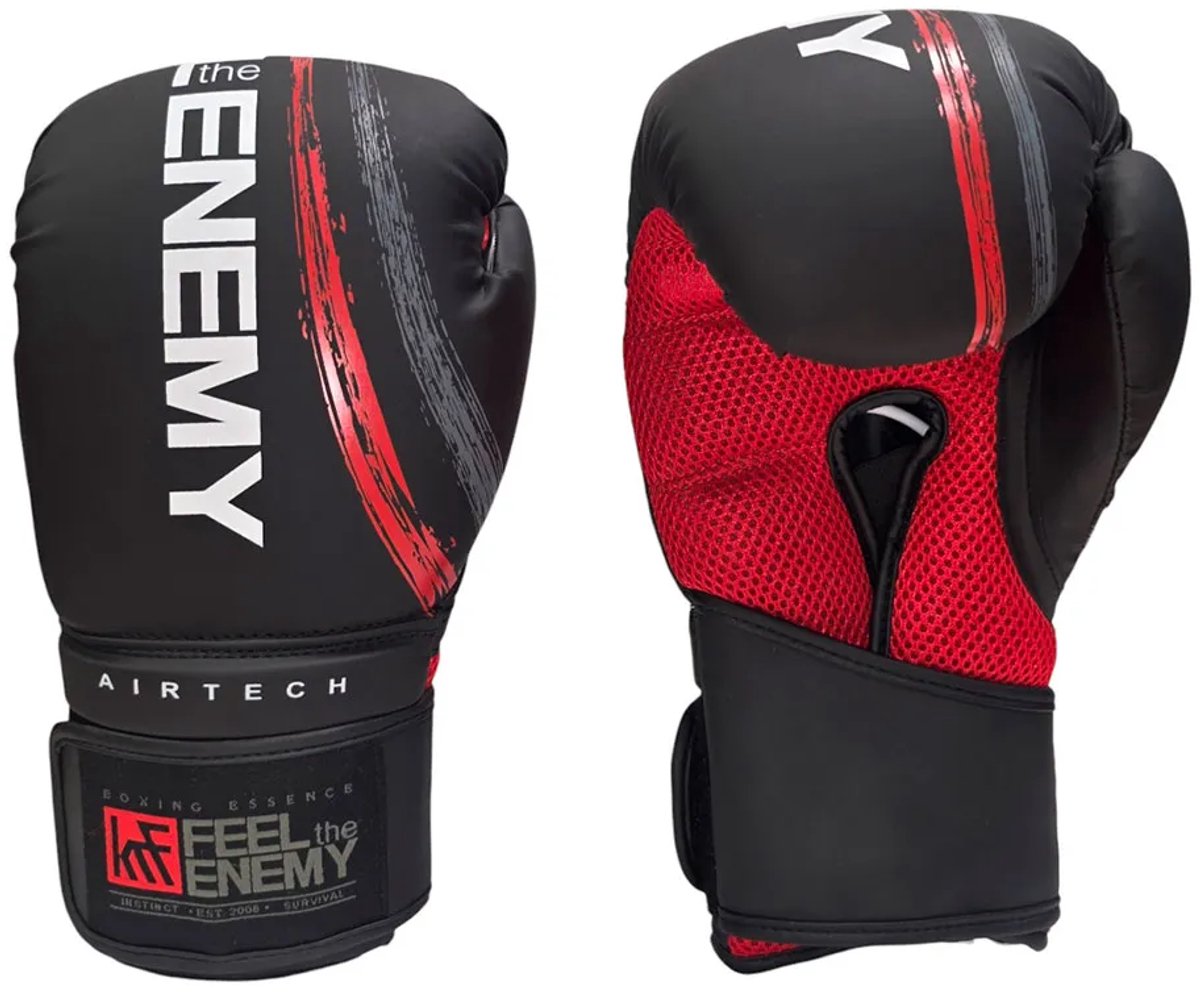 Krf Feel The Enemy Airtec Bokshandschoenen Zwart 12oz