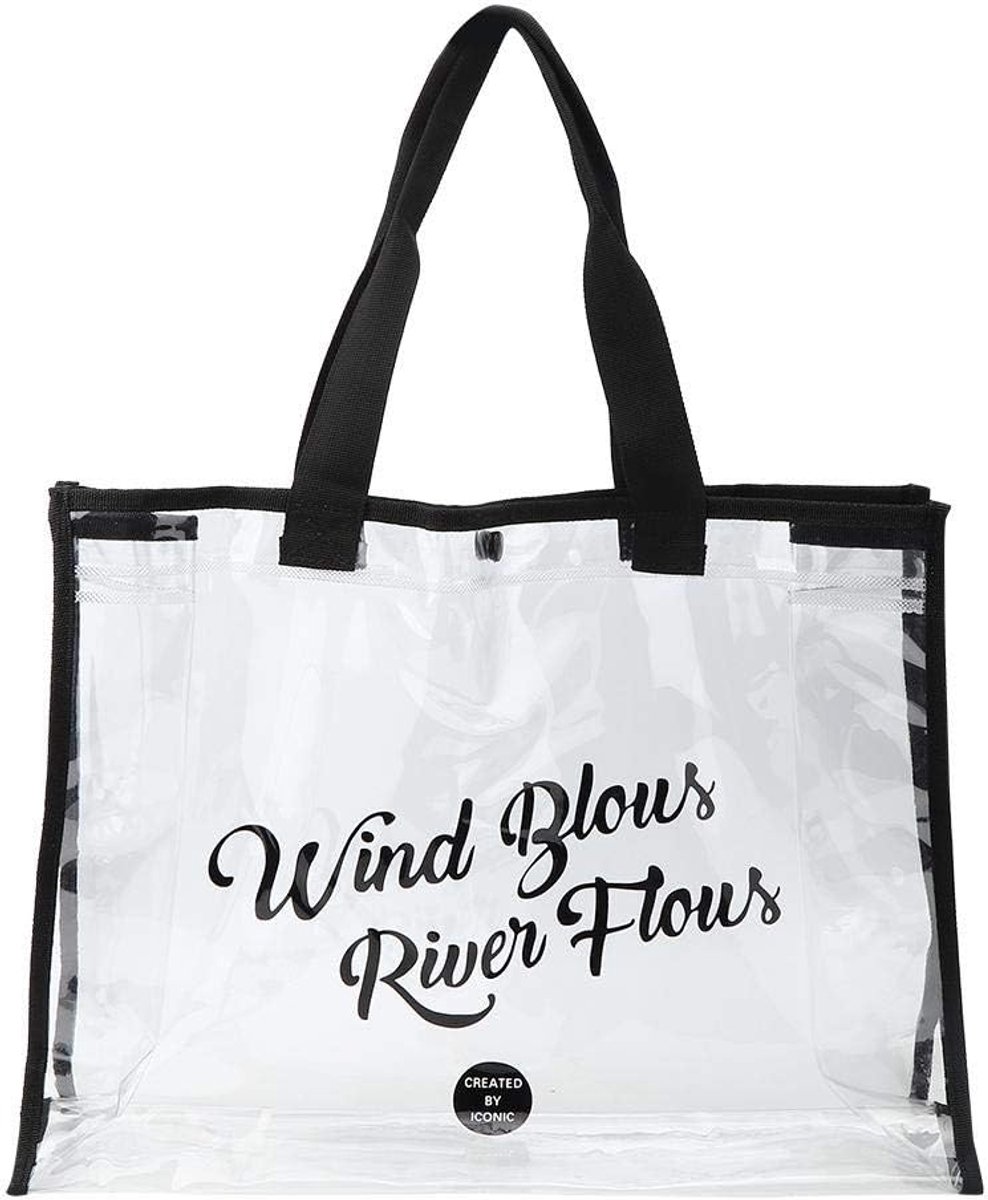 Transparante Tas - PVC Shopper - Strand en Reizen - Herbruikbaar Materiaal - Helder