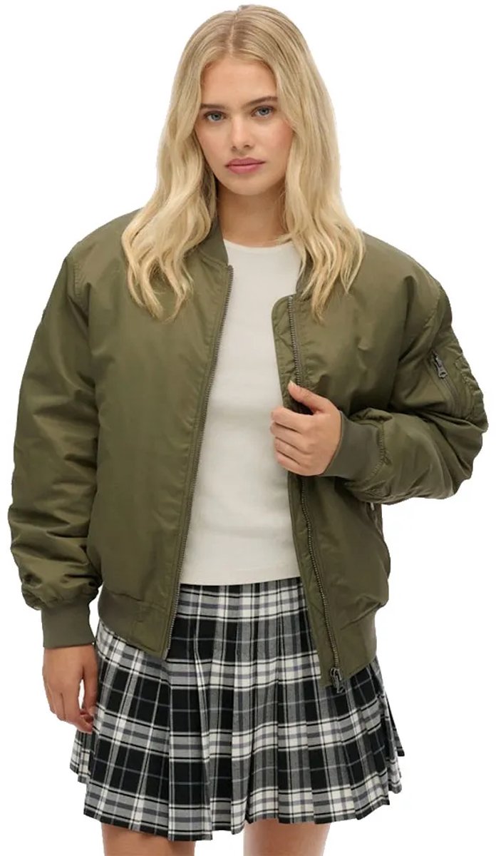 Superdry Ma1 Bomberjack L Vrouw Groen