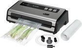 KitchenBrothers Vacumeermachine Set - Volledig Automatisch - Vacuüm Sealer - BPA-vrij - 4 Standen - 18L/min. - Incl. Vacumeerrol en Vacuumslang - Zwart