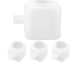 Vogelvoerbakjes Set - Voerdispenser Vogelkooi - Vogels Voeren - Handige Hangmontage - 75 x 6 x 6 cm - Zoals Afgebeeld