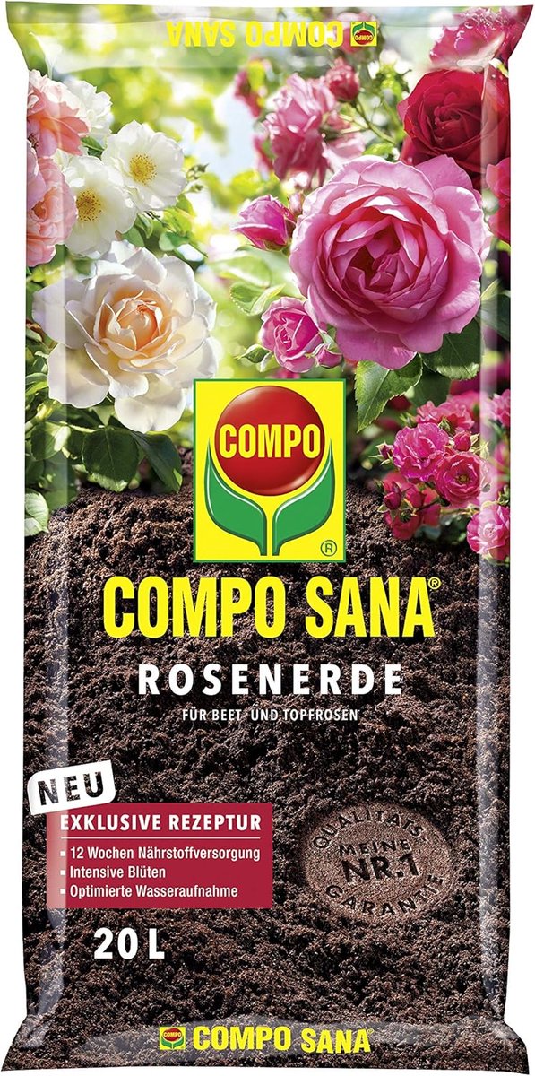 Rozen Aarde - Plantenvoeding Grond - Rozen Verzorgen - Optimale Voeding - 20 Liter