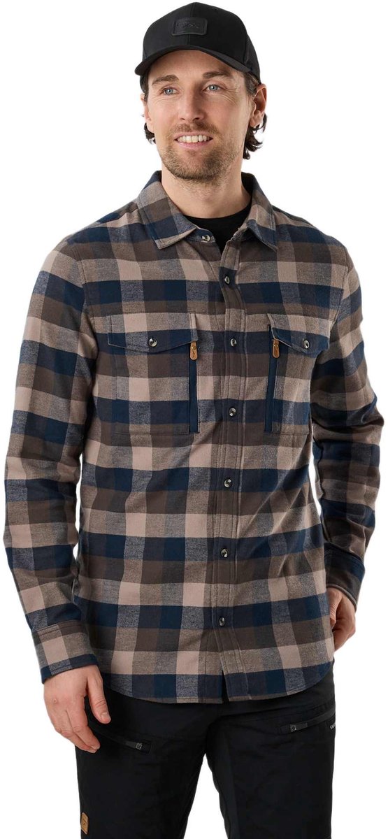 Swedemount Nordkap Flanellen Overhemd II SHIRT LS – Hiken heren – Maat 2XL