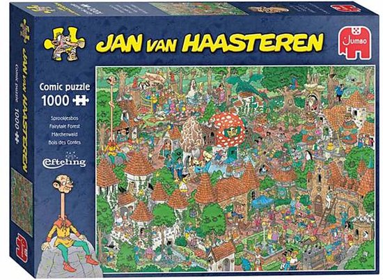 Jan van Haasteren - Efteling - Sprookjesbos - 1000 stukjes puzzel - Legpuzzel volwassenen