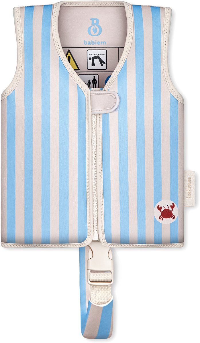 Babiem Louis Zwemvest - voor Kind - 15 tot 19kg - Drijfvest - 1 tot 2 jaar - Blauw