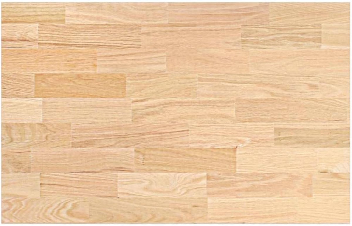 Massief Eiken Werkblad Rechthoekig voor Keuken of Badkamer 100x63.5 cm