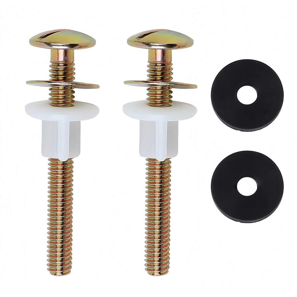 2 Stuks Toiletbril Scharnierbevestiging Universele Schroeven voor Bevestiging