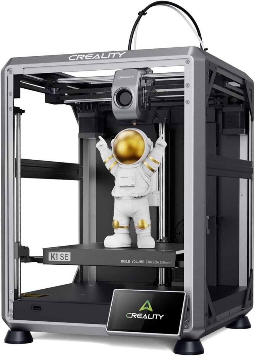 3D-printer K1 SE - 600 mm/s snelheid, automatische nivellering, Core XY, dual direct drive
