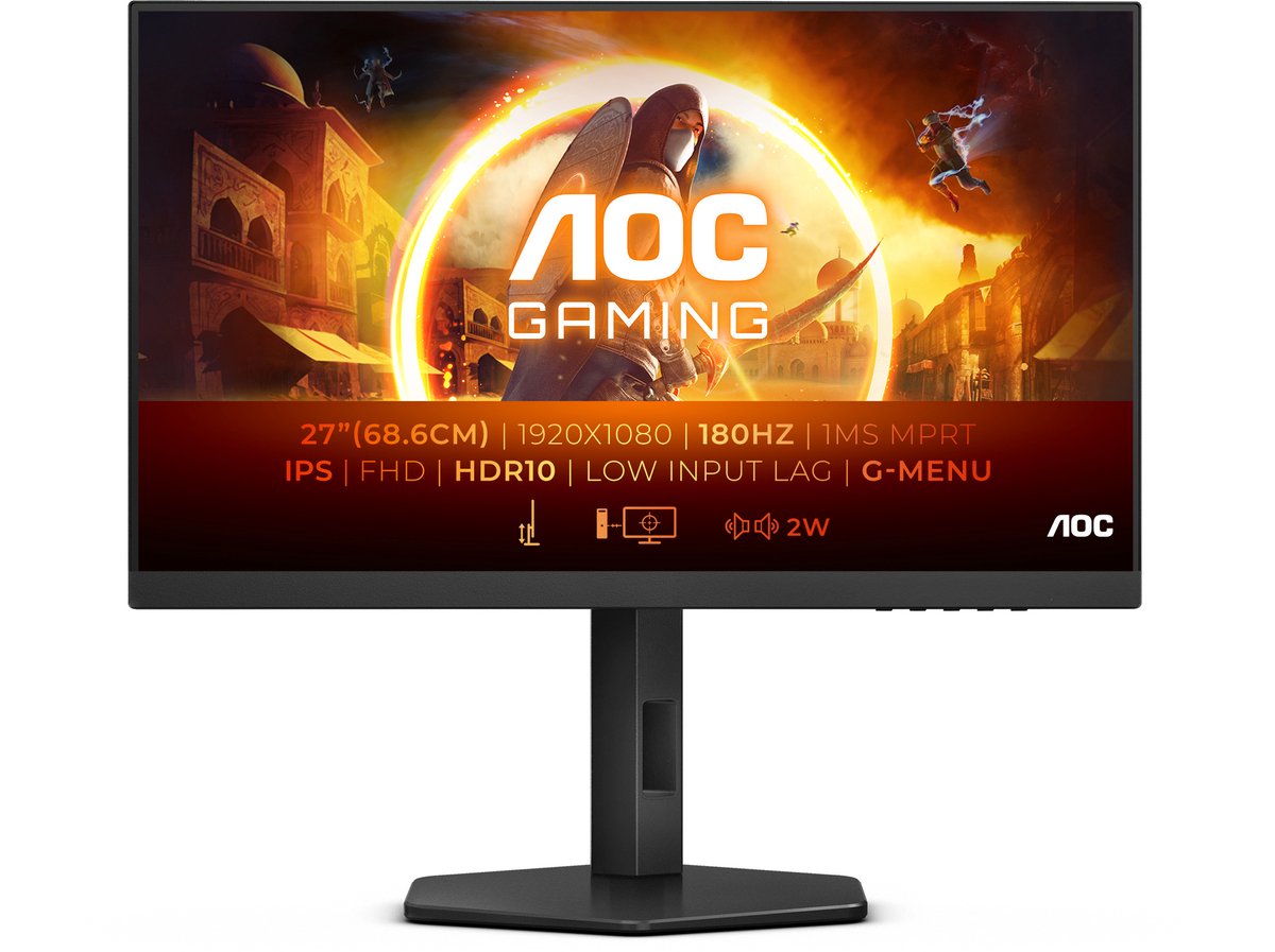 AOC 27G4X - Full HD GAming Monitor - 180hz - 27 inch