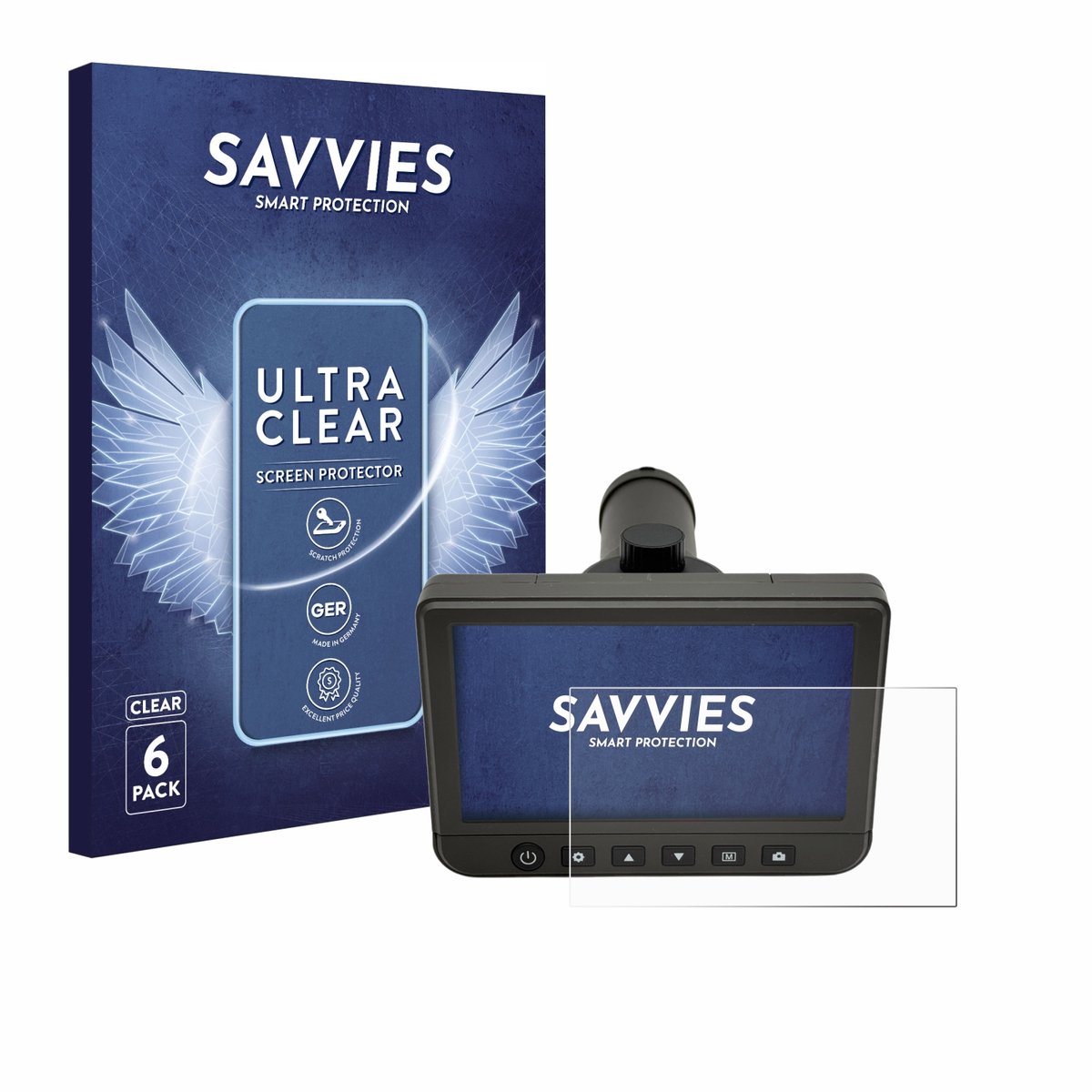 Savvies - Screenprotector voor dnt DigiTele PRO - Folie Beschermfolie transparant 6 Stuks