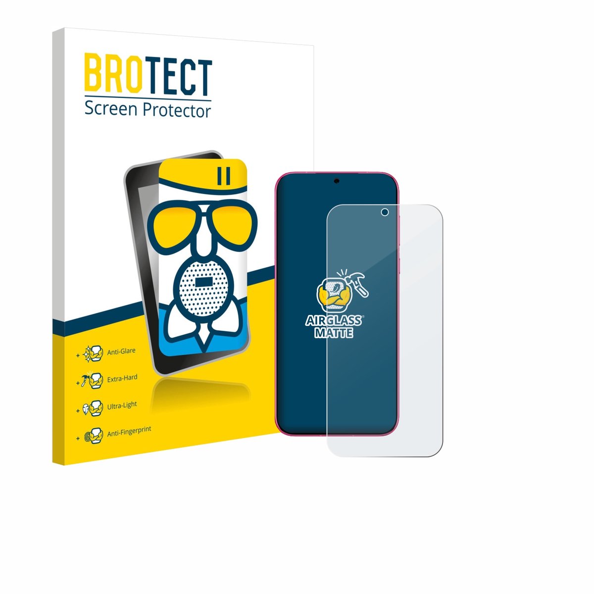 BROTECT - Screenprotector voor Huawei Pura 80 - Folie Beschermfolie Beschermglas matte