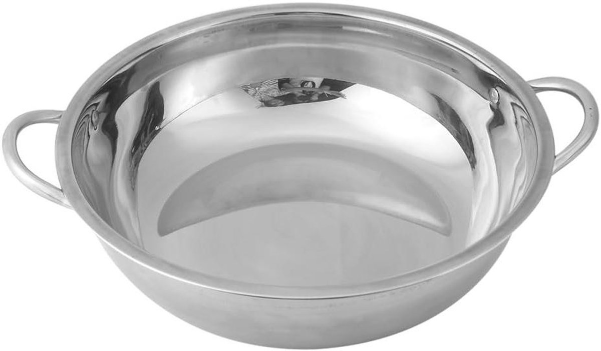 Voorraadpot voor pasta en soep, geschikt voor inductiekookplaat en oven, roestvrijstalen kookpot met deksel, duurzaam en veelzijdig in gebruik.