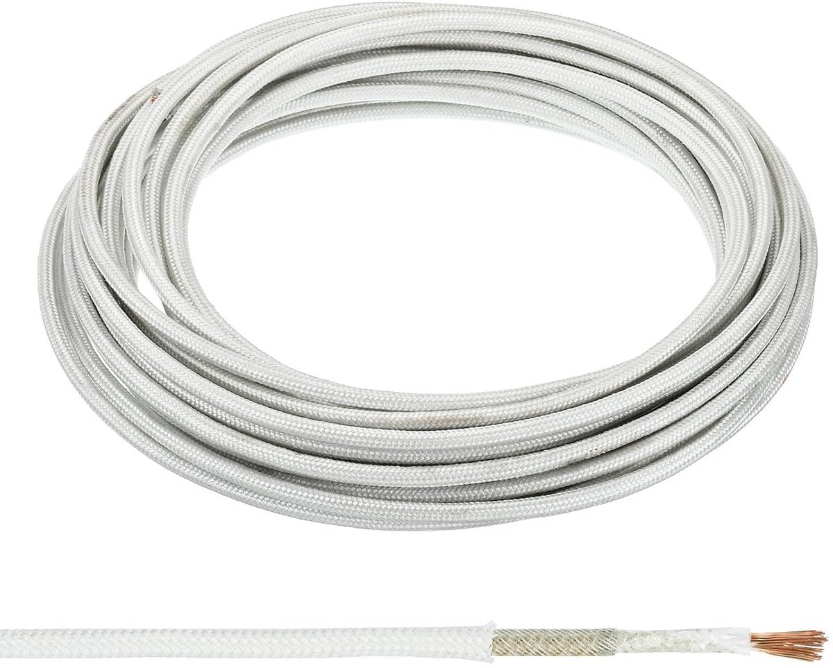Hoge Temperatuur Elektrische Draad 15AWG 5 Meter - Hittebestendig Siliconen Kabel voor Verwarming en Apparaten