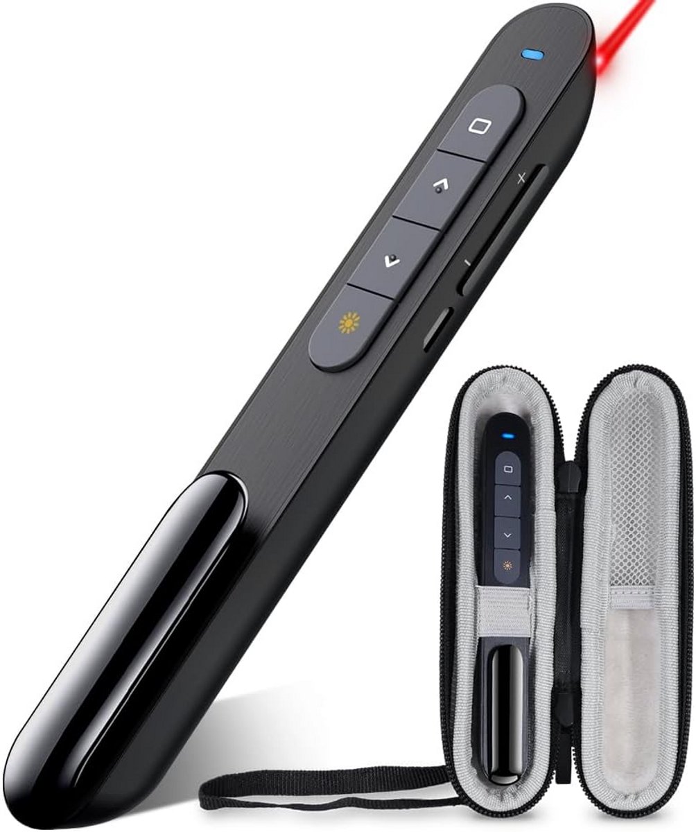 Draadloze Presentatie Clicker met Opbergcase voor PowerPoint