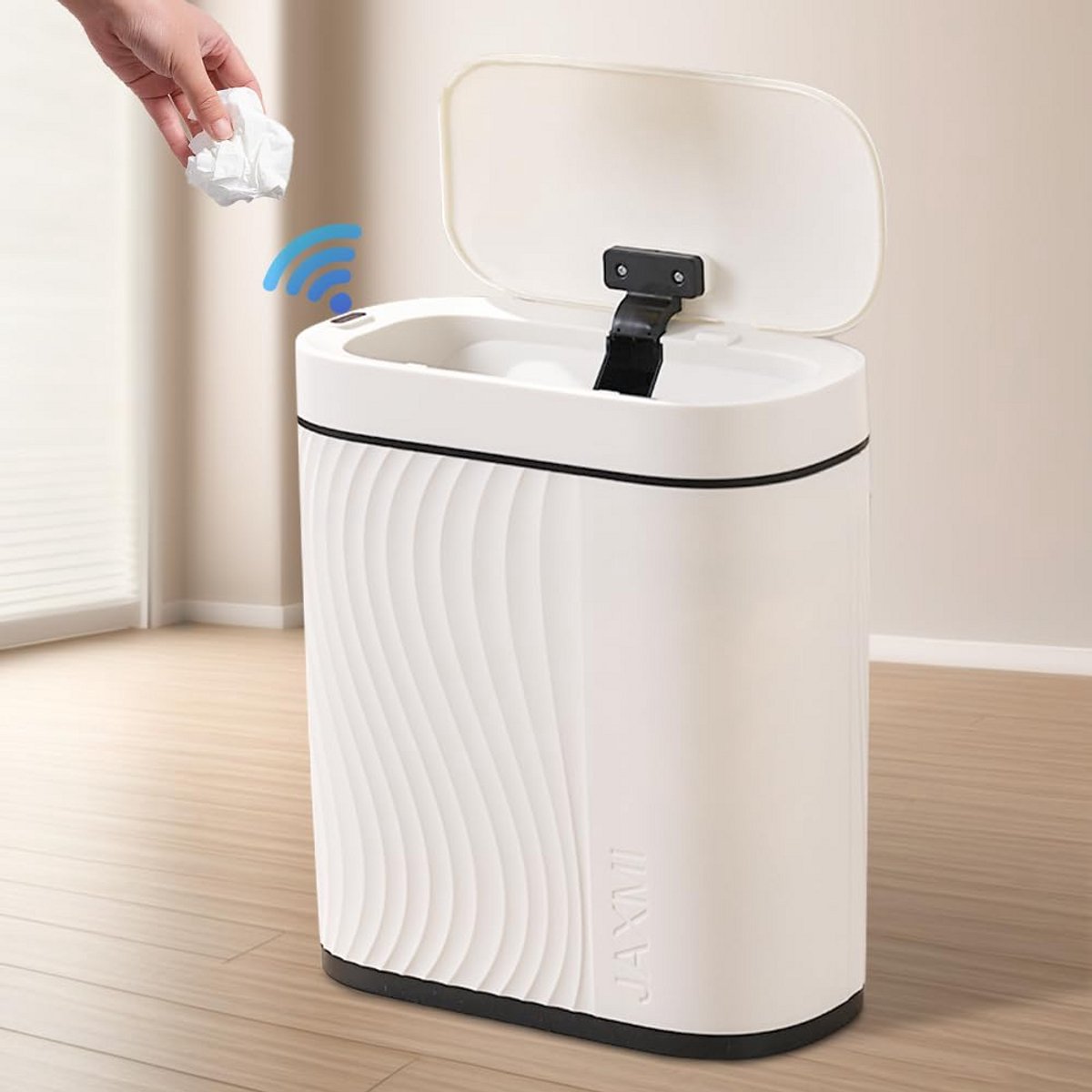 Automatische Sensor Prullenbak 8L - Smalle Vuilnisbak met Deksel voor Keuken en Badkamer