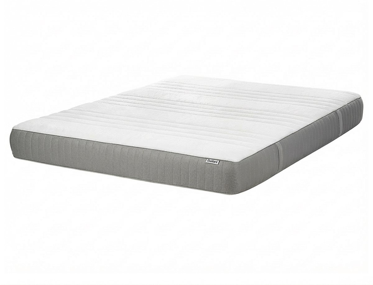 Beliani WHISPER - Traagschuimmatras medium - Wit - 160 x 200 cm - Polyester