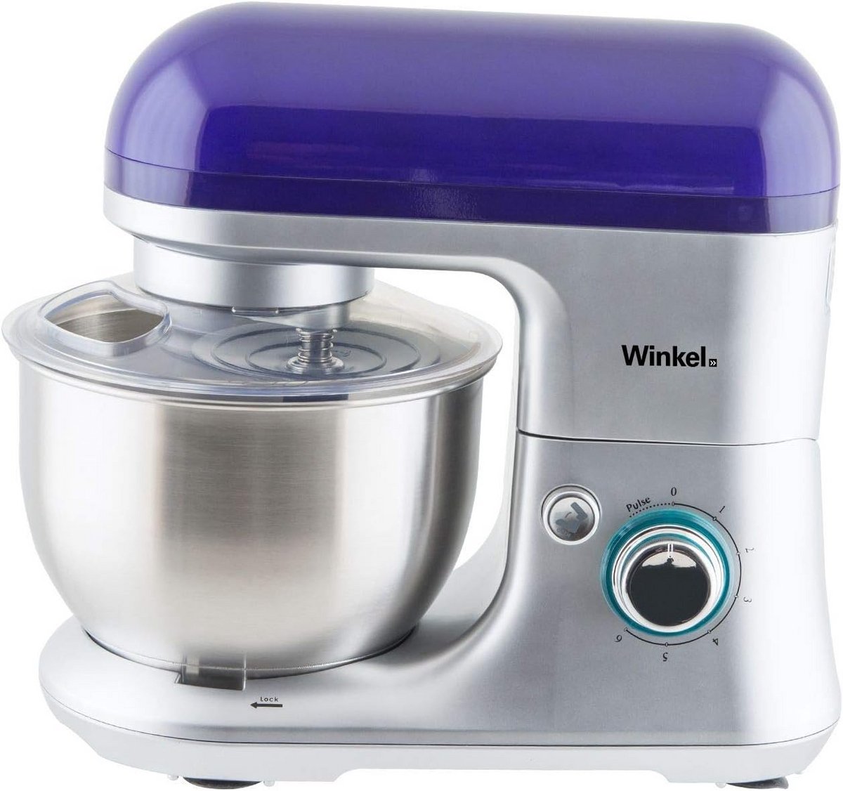 Keukenmachine met Mengkom 4L en 6 Snelheden - Krachtige Mixer 650W