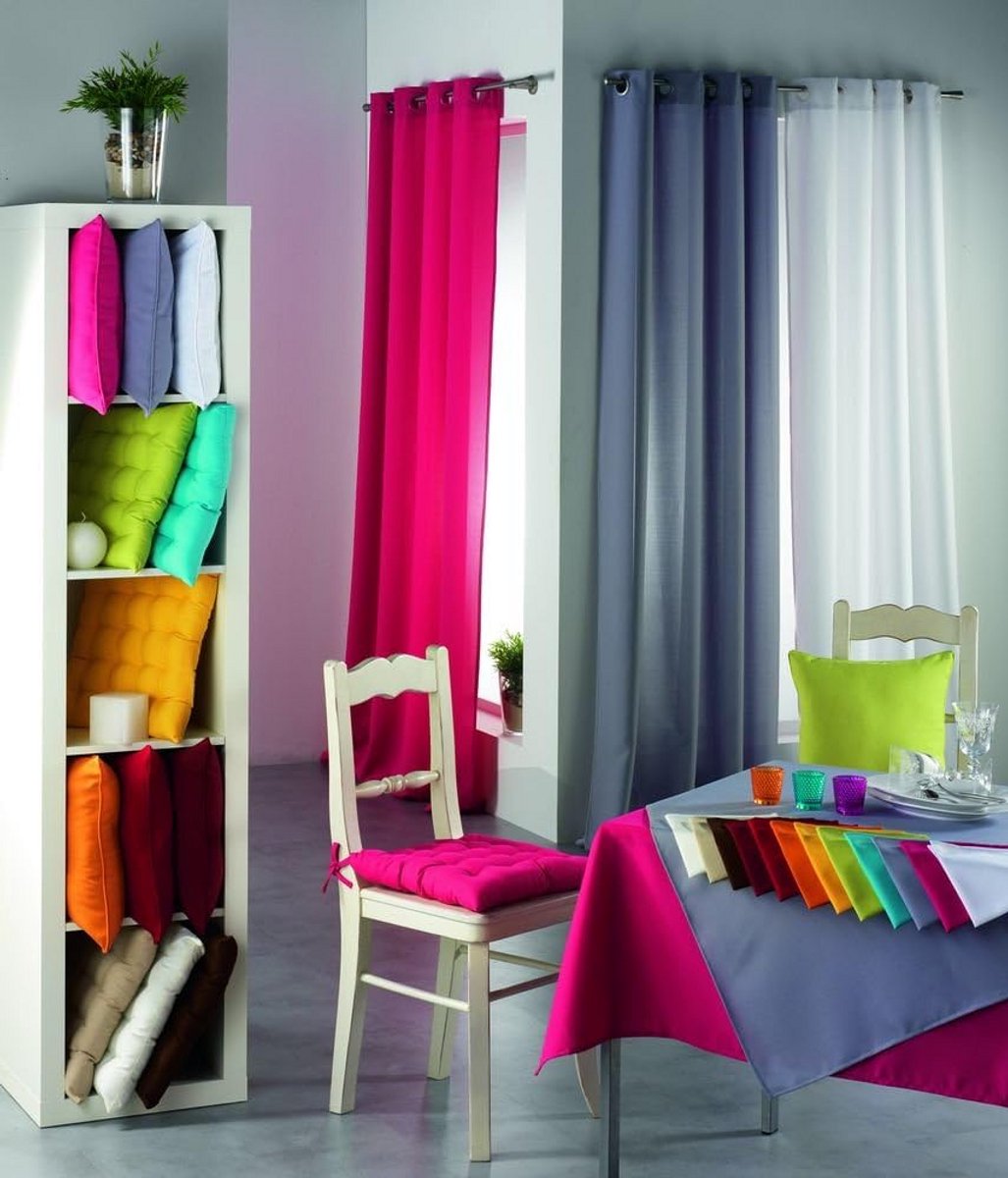 Effen Rechthoekig Tafelkleed 140 x 300 cm Polyester Grijs