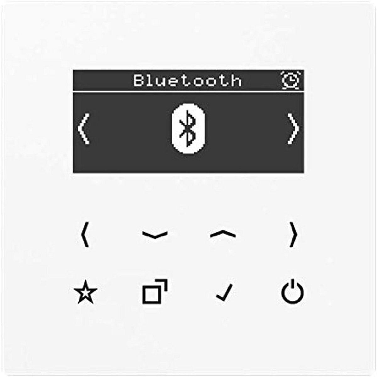 DAB+ Digitale Radio met Bluetooth voor Inbouw of Opbouw - Wit