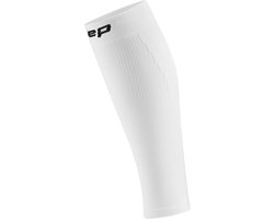 CEP Core 5.0 Kuitspier Beschermers - Compressiekous voor Sport en Herstel, Matige Druk, Ademend en Comfortabel - Maat IV/L 39-44 cm, Wit