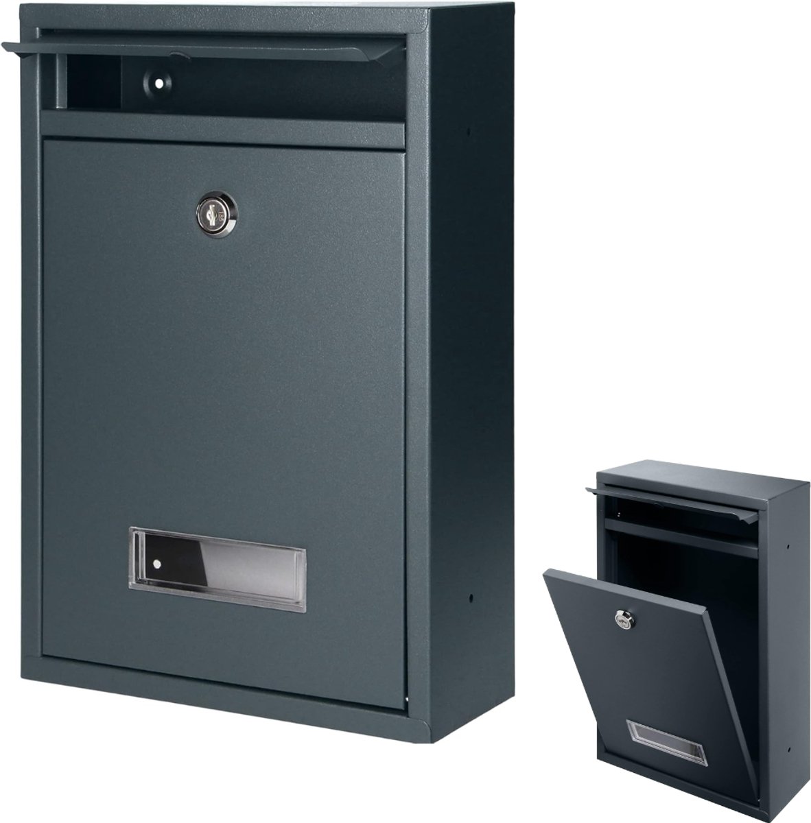 NBAP® Postvanger - Brievenbus Zak - Postzak - Antraciet