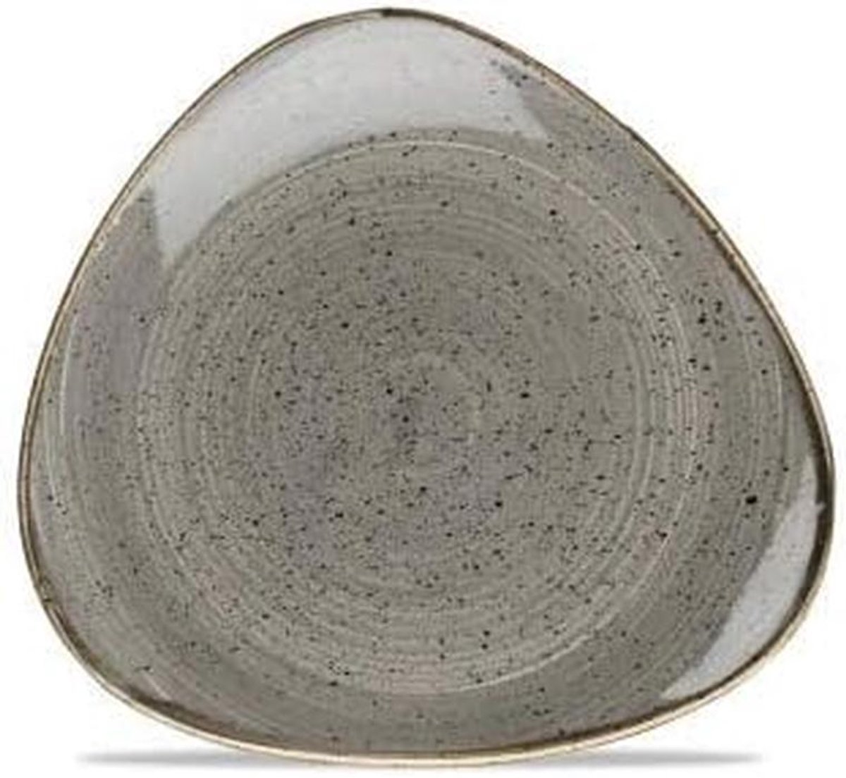 Driehoekig Steenbord Ø19.2cm in Peppercorn Grey