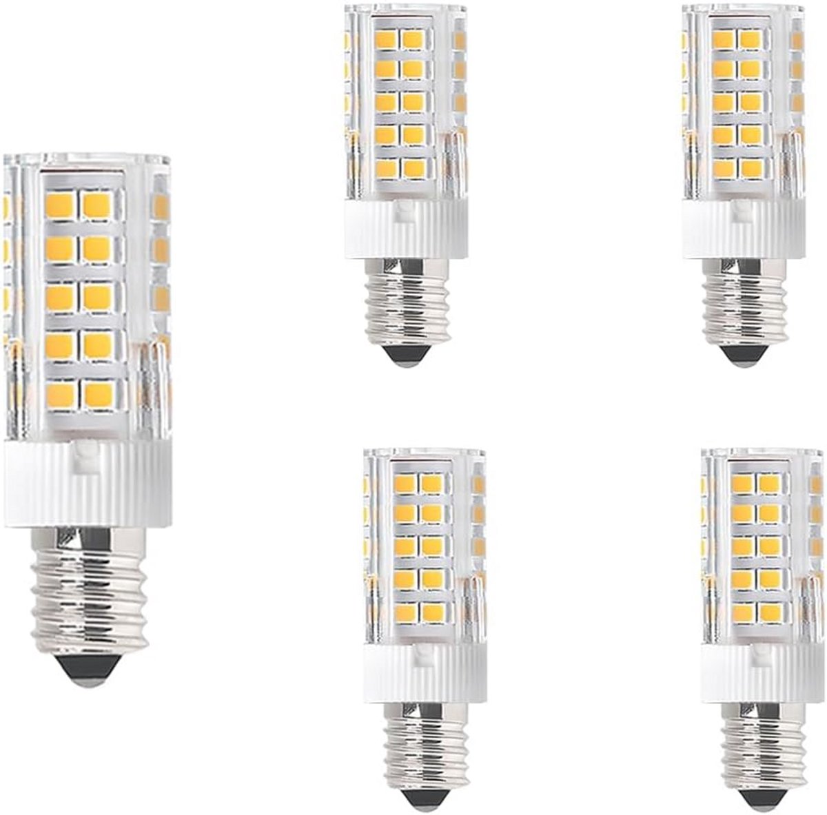 LED E14 Kaarslamp 3W = 25W 3000K Warm Wit 220-240V - Verpakking van 5