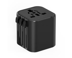WiWU 25W universele adapter voor oplader – Geschikt voor EU/US/UK/AU – Zwart