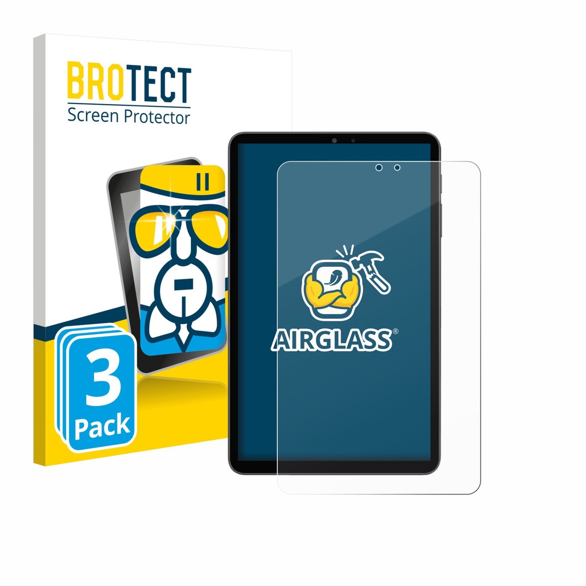 Screenprotector 3 Stuks voor Alldocube iPlay 70 mini Pro Beschermglas transparant
