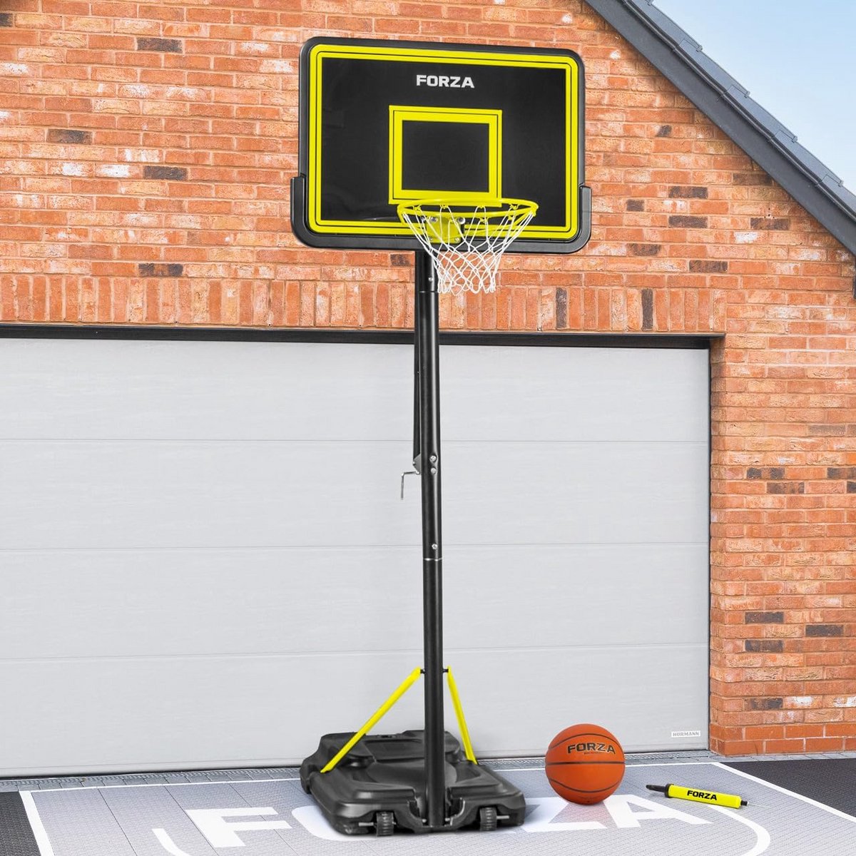 Verstelbare Basketbalpaal Met Standaard voor Kinderen en Volwassenen | Verrijdbaar
