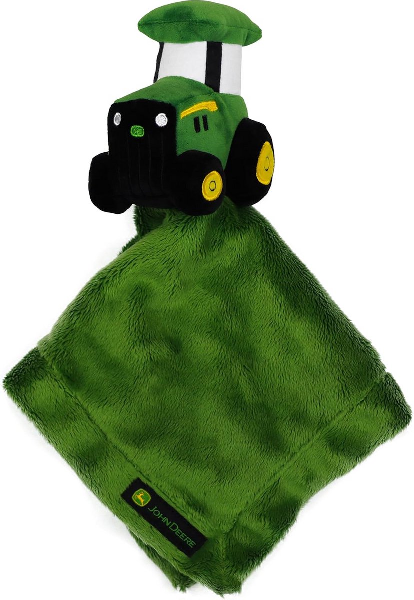 Schattige Baby Knuffeldeken met Tractor en Boerderij Thema - Zacht Veiligheidsspeeltje