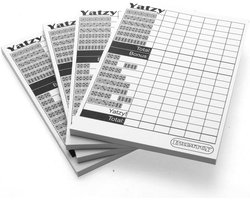 Yatzy Scorebladen Set - 200 Vellen 15x10 cm