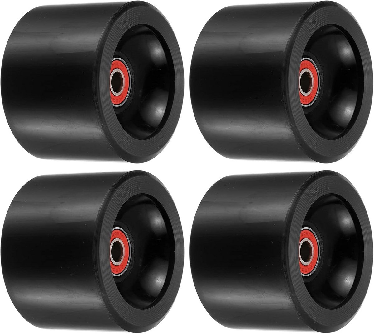 Zachte 78A Longboard Wielen Set met ABEC-9 Lagers - Cruiser en Skateboard Vervanging