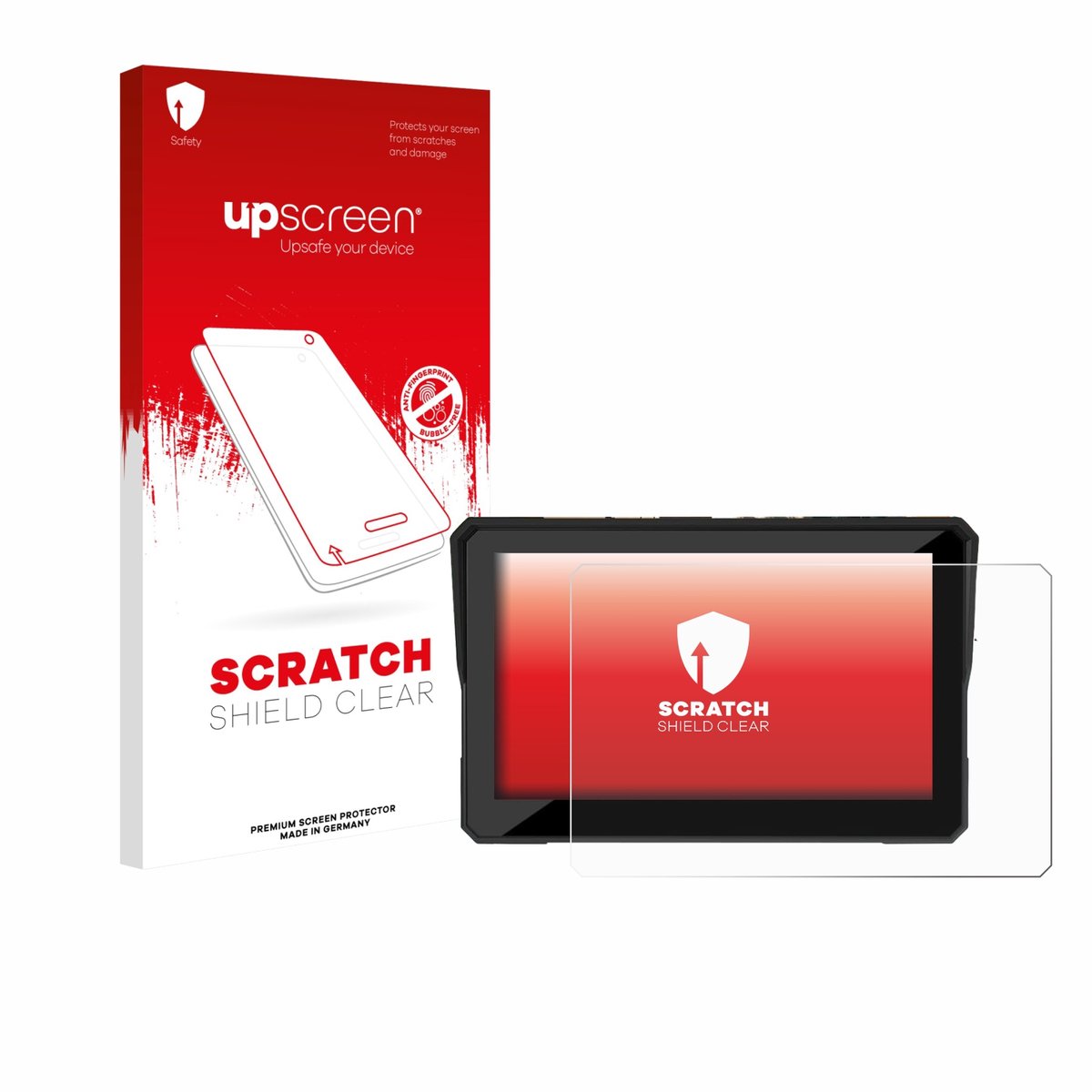 upscreen - Screenprotector voor Carpuride W502 Pro 5" - Folie Beschermfolie transparant