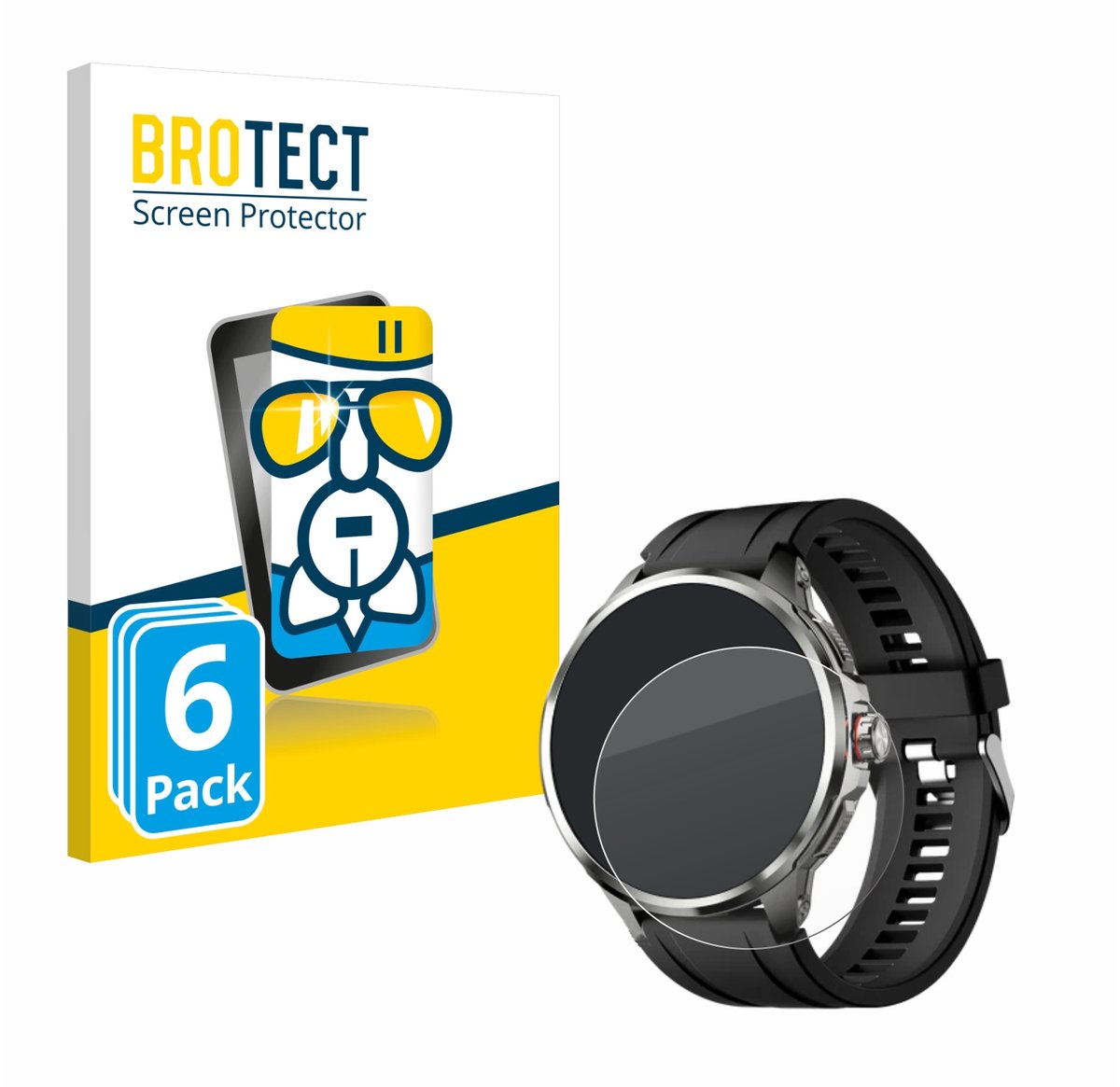 Screenprotector 6 Stuks voor Rollme Hero C2 Beschermglas transparant
