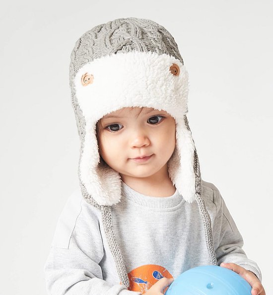 Warme Gebreide Baby en Peuter Wintermuts met Fleece Voering (1-5 Jaar) van Merkloos — afbeelding 5