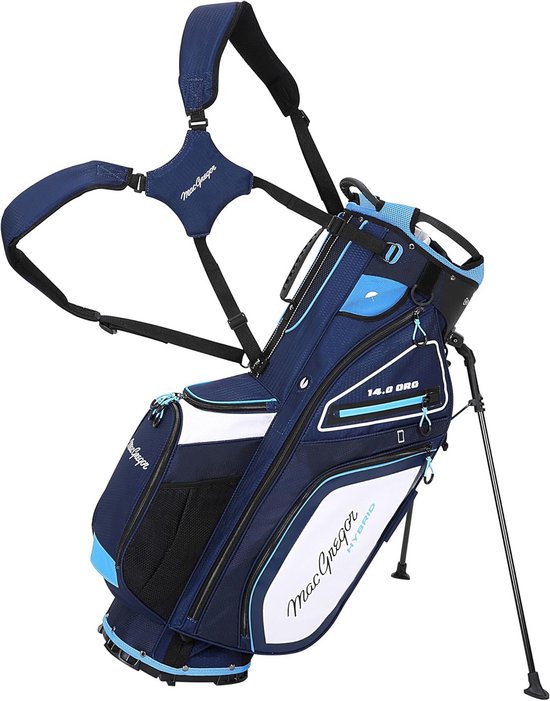 Lichtgewicht Hybride Golfbag met 14-vaks Top en Veel Opbergruimte van Merkloos — afbeelding 4