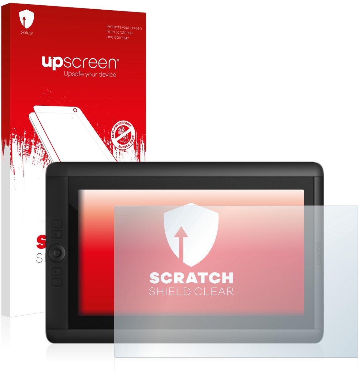 upscreen - Screenprotector voor Wacom Cintiq 13 HD - Folie Beschermfolie transparant