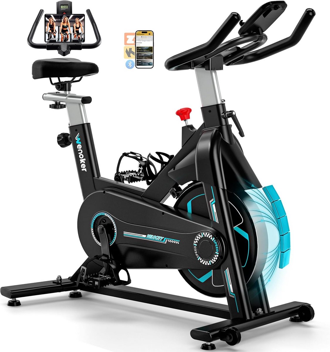 Stille Hometrainer met Magnetische Weerstand en LCD Display