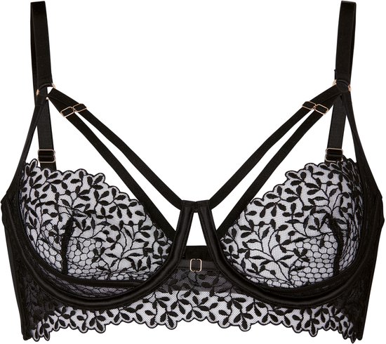Hunkemöller Kristina Soutien-gorge longline à armatures non rembourré Noir