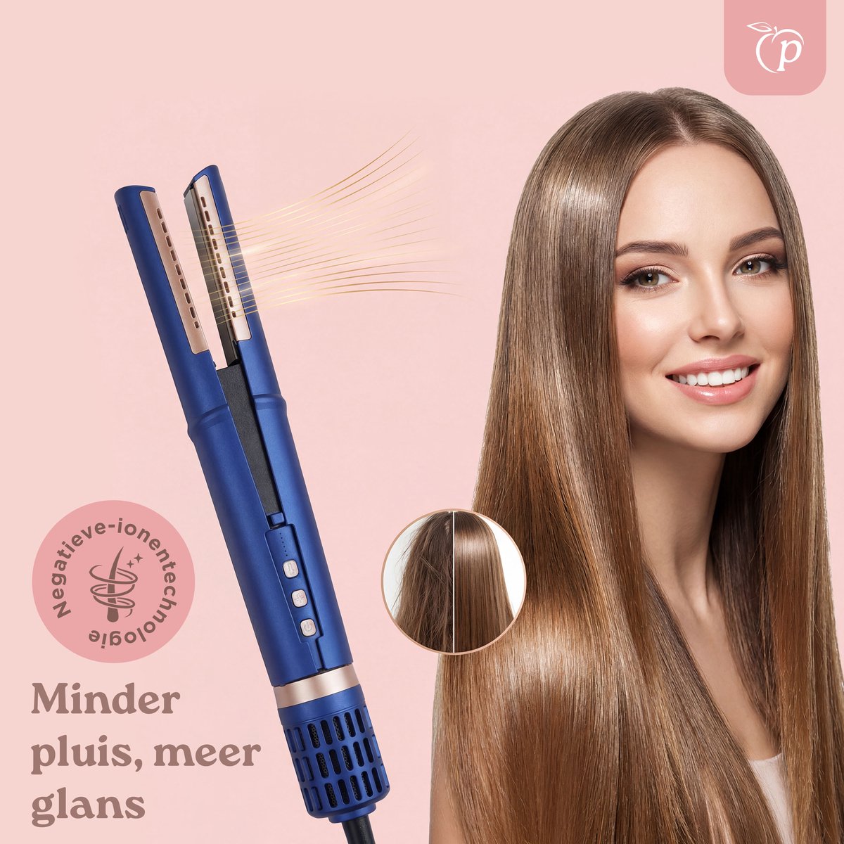 Karsten International 2-in-1 Stijltang en Haardroger met Ionentechnologie - afbeelding 3