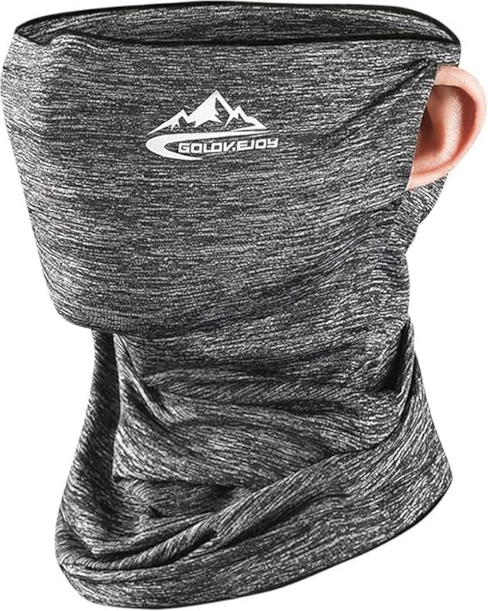 Bandana gezichtsmasker met oorlussen - ademend en licht beschermend masker voor zomer en winter