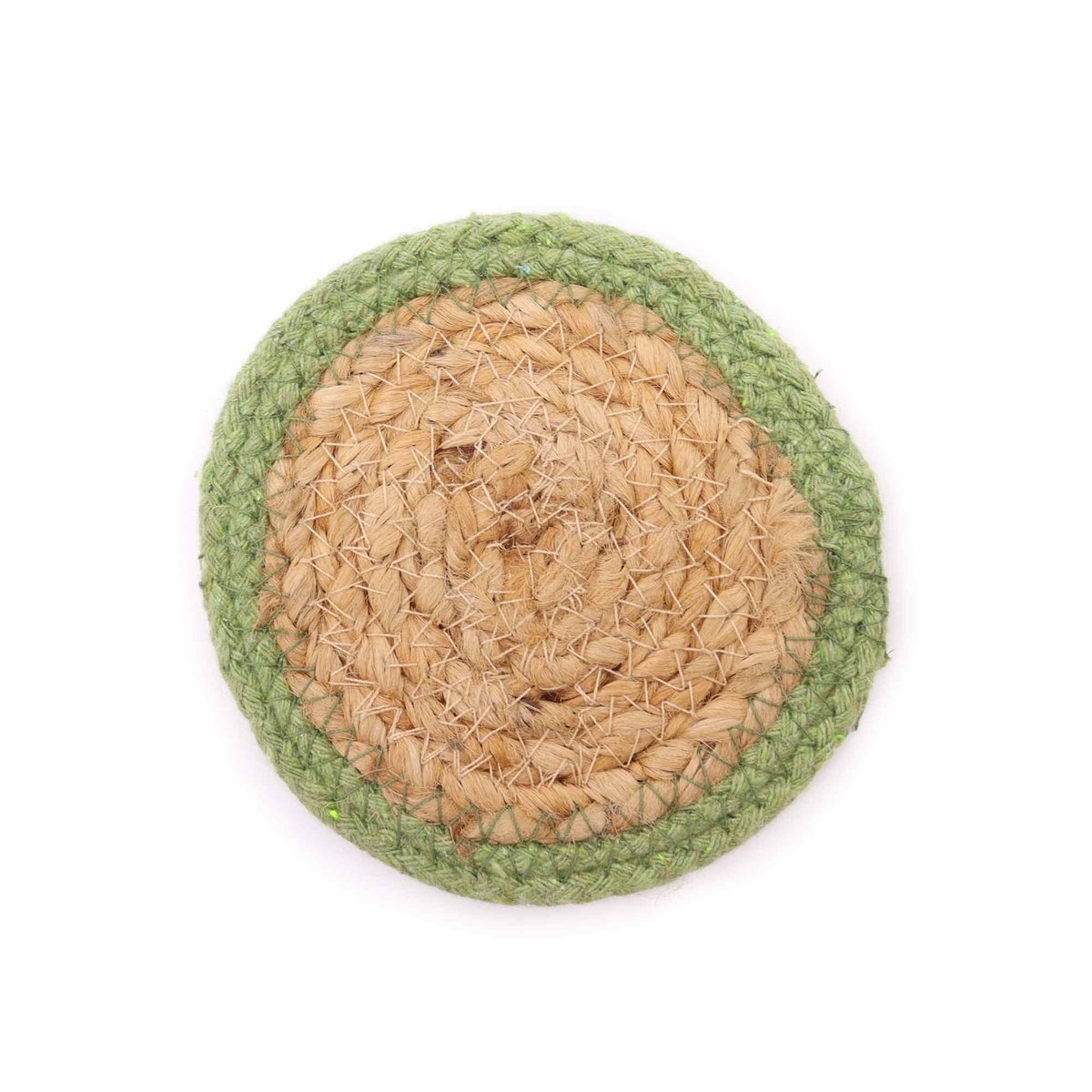 Ancient Wisdom - Decoratieve schaal - Jute en katoen multicolor 10 cm - onderzetter - edelsteen - knutselen - terrarium - aquaria
