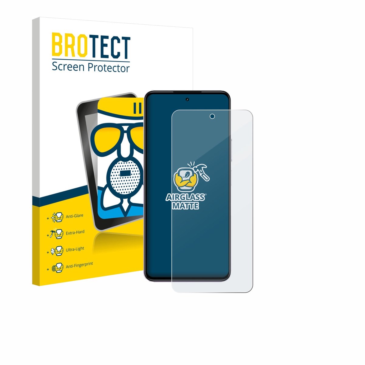 BROTECT - Screenprotector voor realme P4x 5G - Folie Beschermfolie Beschermglas matte