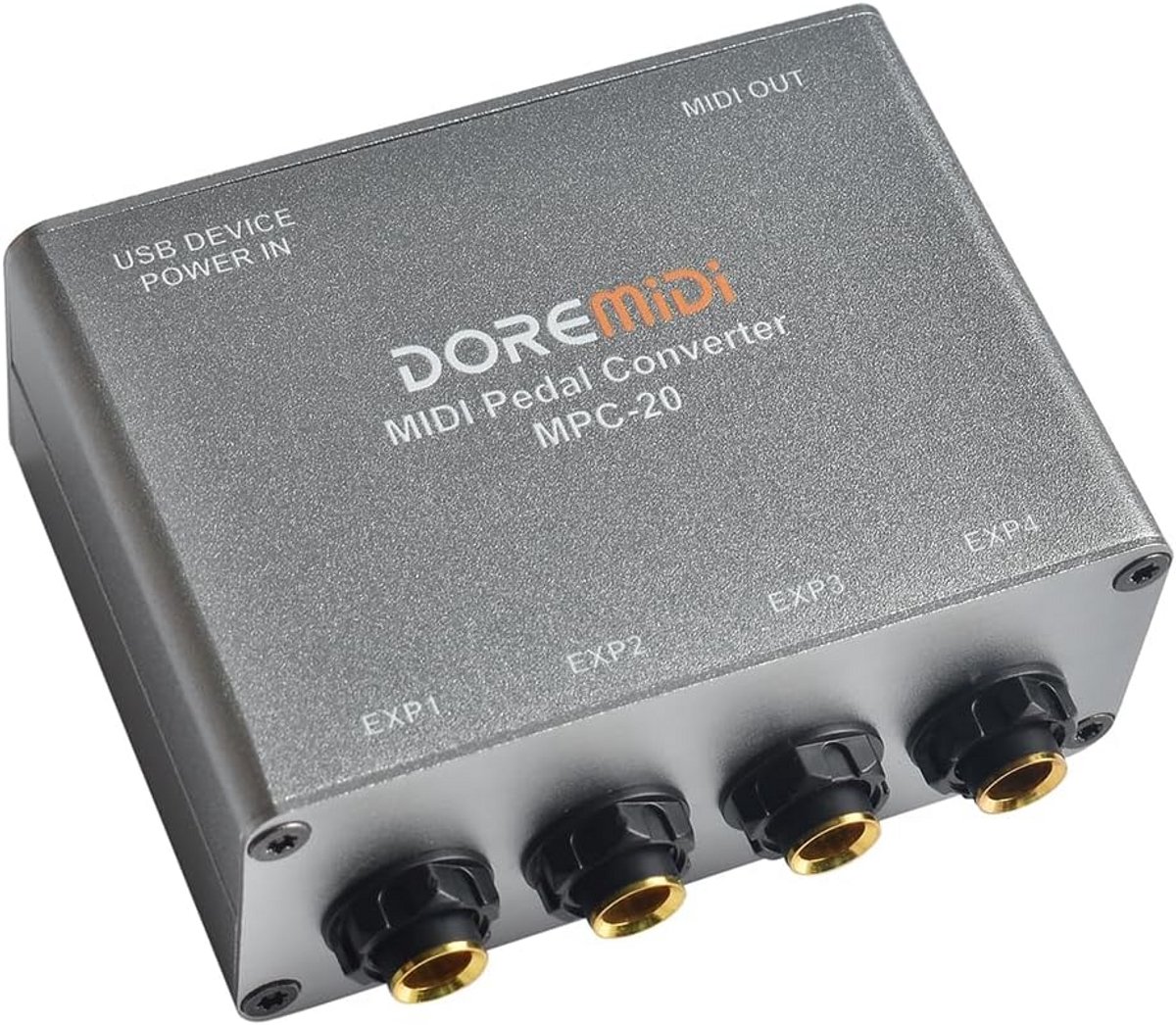 Universele MIDI Pedaal Converter en Expander voor Sustain en Expressiepedalen