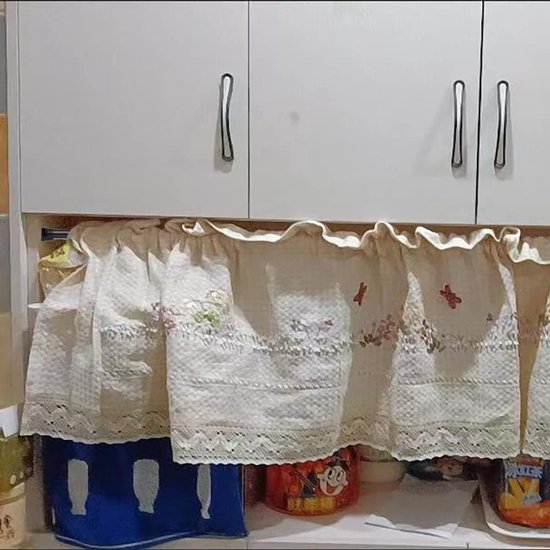 6x Zwarte Telescoopstangen 30-50 cm - Verstelbare Kledingroede & Gordijnroede Zonder Boren — afbeelding 3