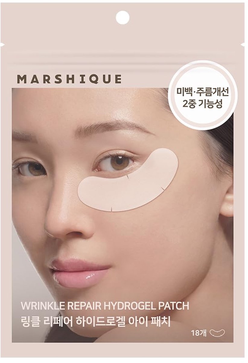 Marshique - Wrinkle Repair Hydrogel Eye - 18 Patches - Korean Skincare